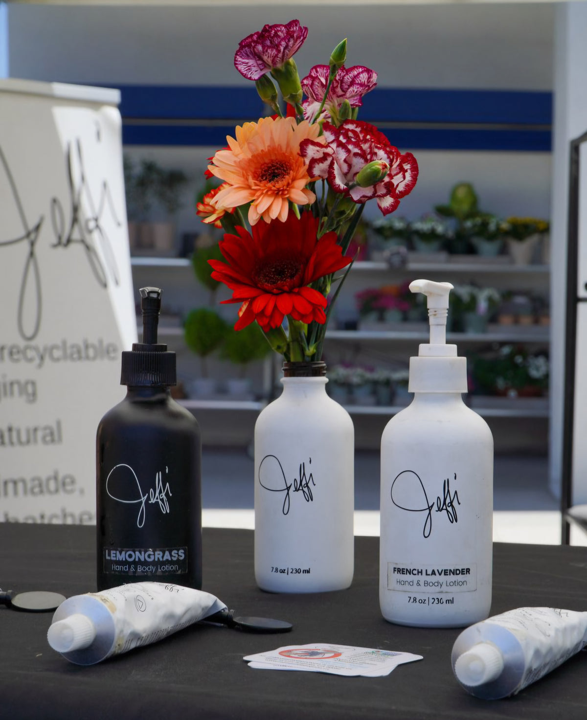Jeffi hand and body lotion collection