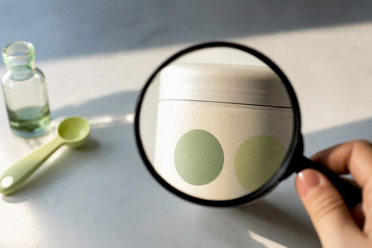 Inspecting a skincare certification seal